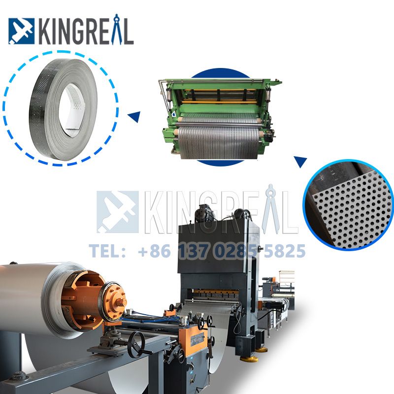 Машина для різання алюмінієвої перфорованої котушки