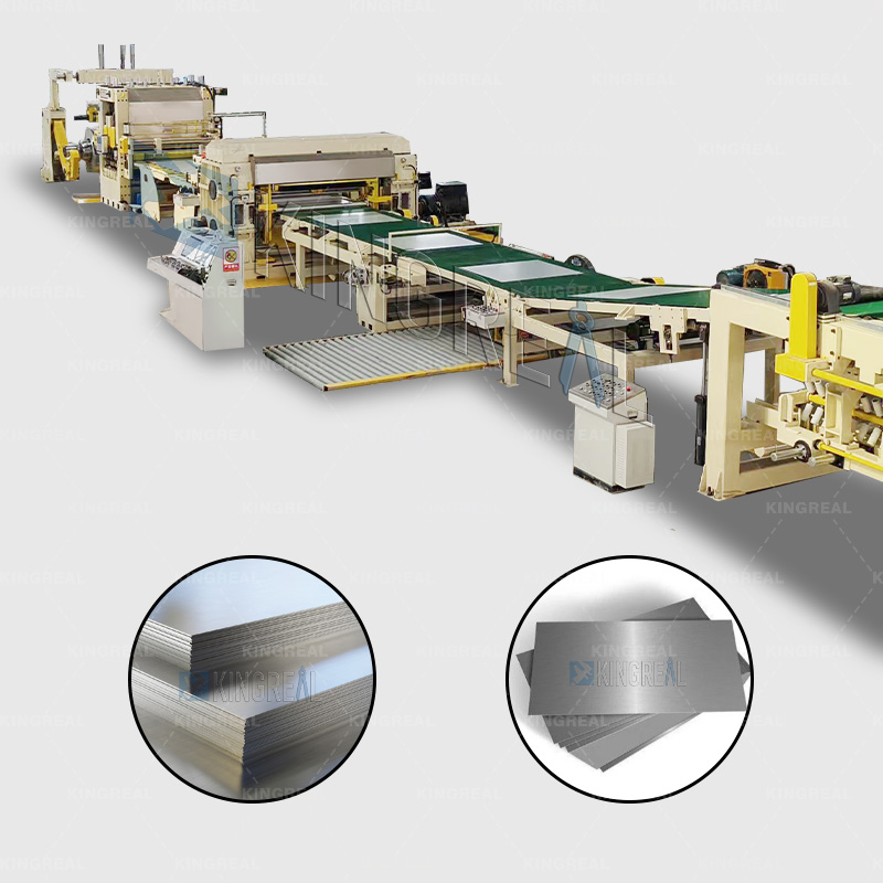 Машина для різання по довжині з ножицями