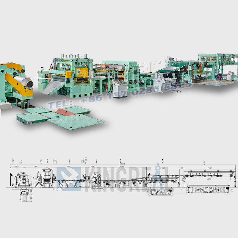 Fly Shearing Cut-To-Length Line