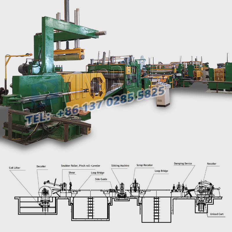 Машина для різання котушок з нержавіючої сталі